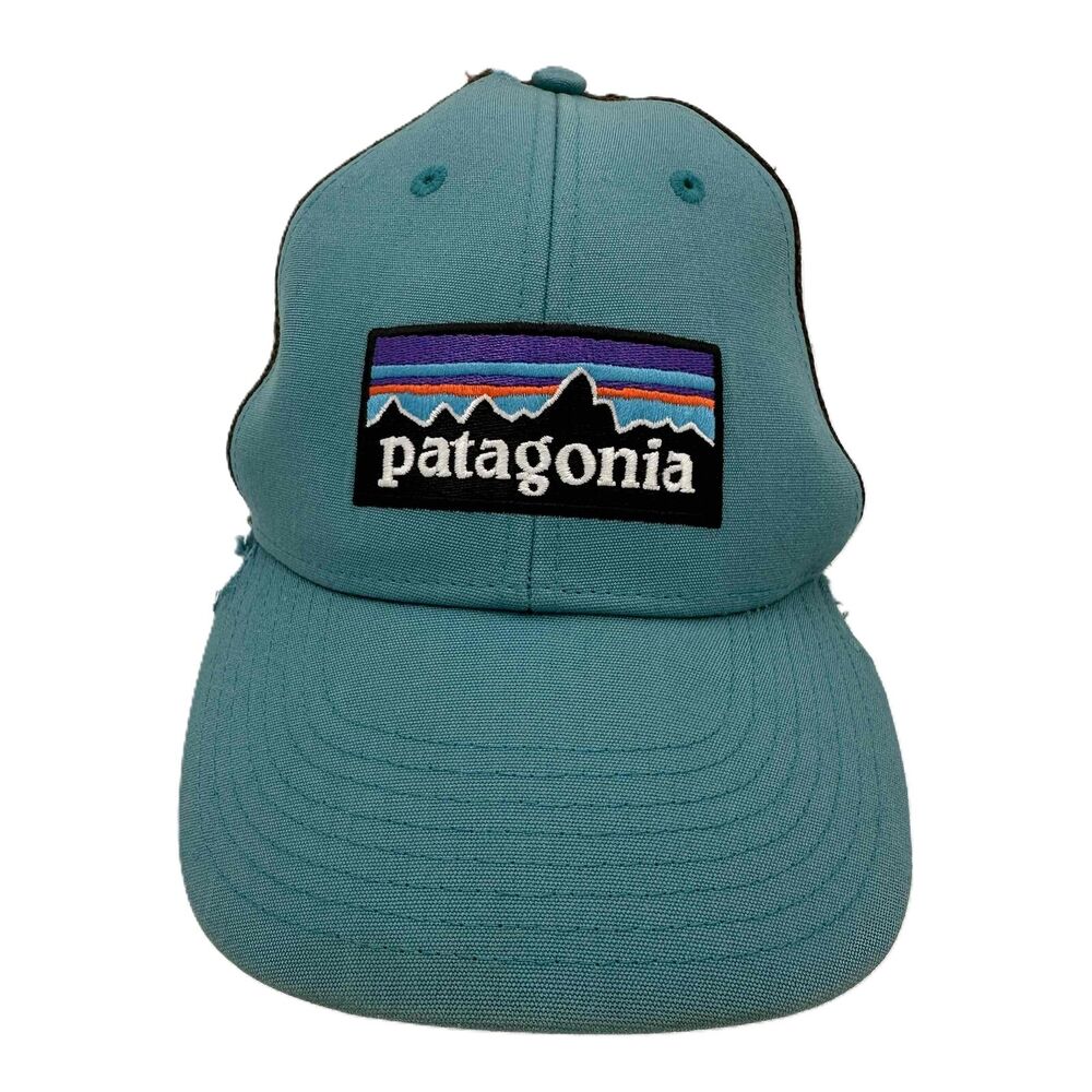 Patagonia Teal Adjustable Strap Embroidered Logo Baseball Cap